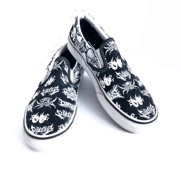 vans forgotten bones slip on